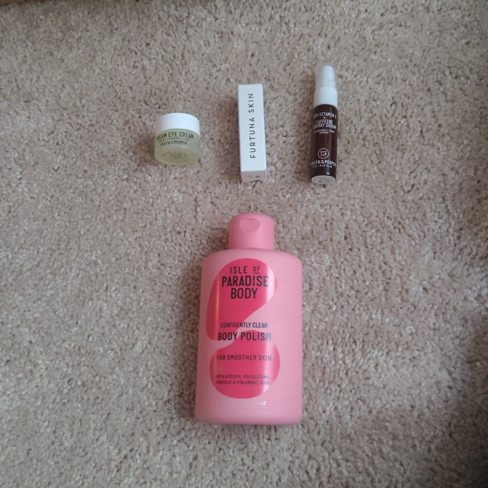 4 Item Skincare Body Lotion Assortment Isle Of Paradise,  Furtuna Skin YTP